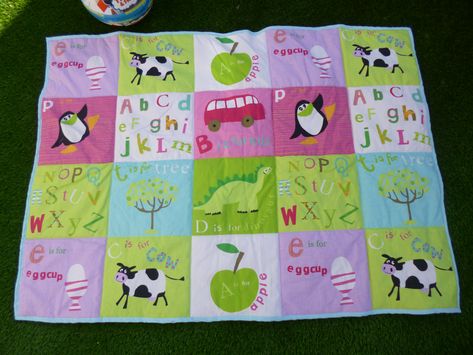 Baby Playmat Quilt, Baby Playmat, Baby Sewing Projects, Baby Play Mat, In My Opinion, Play Mat, 4 Kids, Sewing Project, The Alphabet