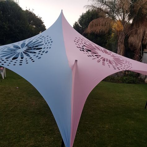 5m x5m Gender Reveal Stretch Tent for hire Stretch Tent, Gender Reveal, Tent