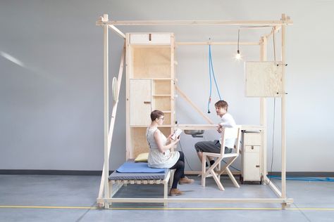 nomadic-furniture3.0 Multifunctional Living, Nomadic Furniture, Alternative Housing, Mobile Living, Minimal Living, Convertible Furniture, Minimal Space, Cube Design, Garden Rooms