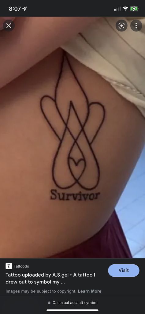 Tattoo Ideas Female Survivor, Sa Awareness Tattoos, Sa Awareness Tattoo Ideas, Sa Victim Tattoo, Tattoos For Sa Survivors, Dv Survivor Tattoo, Sa Survivor Quotes, Survived Tattoo, I Survived Tattoo