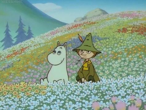 Moomin Wallpaper, Moomin Valley, Arte 8 Bits, Tove Jansson, Old Cartoons, Vintage Cartoon, Wallpaper Pc, Amelie, Art Inspo