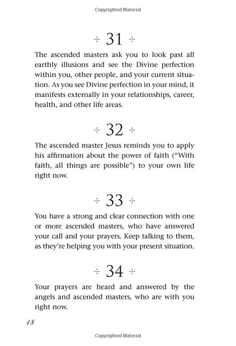 Angel Numbers 101: The Meaning of 111, 123, 444, and Other Number Sequences: Doreen Virtue: 8601400722138: Books - Amazon.ca 31 Angel Number Meaning, 33 Spiritual Meaning, 34 Angel Number, 34 Angel Number Meaning, 32 Angel Number, 33 Angel Number Meaning, Life Path 33, Meaning Of 111, 33 Meaning