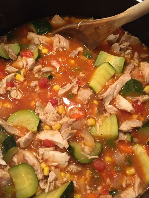 Calabacita (chicken and squash soup) – Flawed Perfection Calabacitas Soup Recipe, Calabacitas Recipe Chicken, Soup With Squash, Calabaza Recipe, Chicken And Squash, Calabacitas Recipe, Chicken Squash, Zucchini Soup Recipes, Mexican Soup Recipes