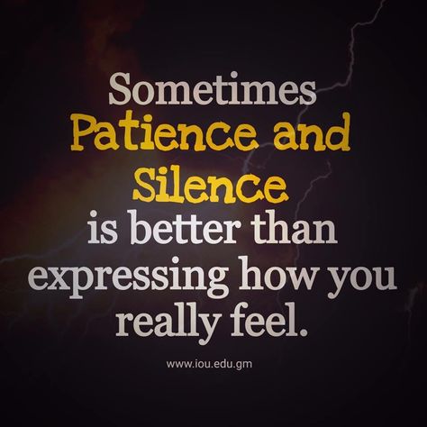 #Patience and #Silence Silence Is Better, Improve Self Confidence, Patience Quotes, Silence Quotes, Homemade Cleaning Solutions, Quotes Deep Meaningful, Lesson Quotes, Life Lesson Quotes, Inspirational Thoughts