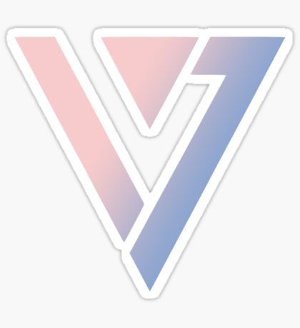 Kpop Group Logo, Pantone Stickers, Seventeen Stickers, Rose Quartz And Serenity, Group Logo, Pop Stickers, Tumblr Stickers, Kpop Group, Seventeen Wallpapers