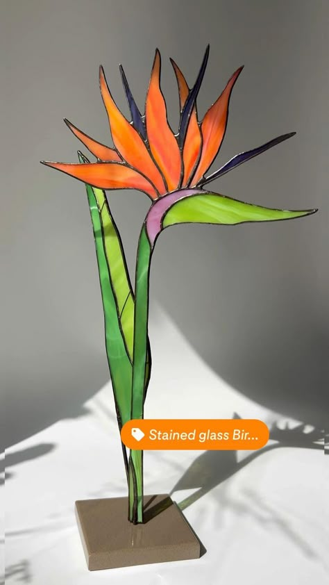 Botanical Decoration, Stained Glass Kits, Flowers Stained Glass, Broken Glass Crafts, Stained Glass Home, Antique Stained Glass Windows, Flower Stained Glass, Diy Stained Glass Window, Stained Glass Gifts