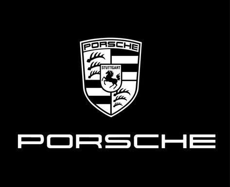 Porsche Outline, Porsche Illustration, Best Car Photo, Cars Illustration, Livery Design, Black Porsche, Symbol Drawing, Car Apparel, Brand Symbols