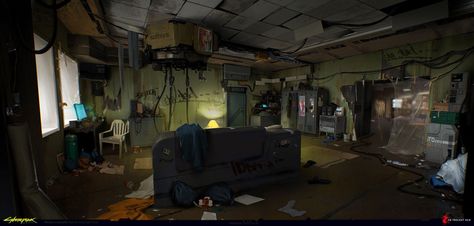 Scavengers Hideout Art - Cyberpunk 2077 Art Gallery Michal Lisowski, Cyberpunk 2077 Art, Cyberpunk 2077 Concept Art, Futuristic Concept Art, Art Cyberpunk, Cyberpunk City, Cyberpunk 2077, Environment Design, Game Artwork