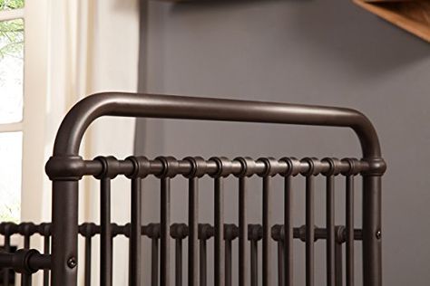 Amazon.com : Franklin & Ben Abigail 3-in-1 Convertible Crib, Vintage Iron : Baby Metal Cribs, Crib Inspiration, Iron Crib, Metal Crib, Sophisticated Nursery, Million Dollar Baby, Baby Cribs Convertible, Convertible Bed, Classic Nursery