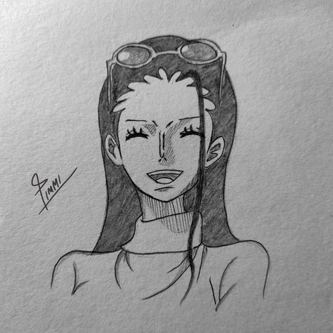 Anime Sketch Robin Sketch One Piece, Robin Drawing One Piece, Anime Sketch One Piece, One Piece Sketch Drawing, Nico Robin Drawing, Nami Sketch, One Piece Drawing Easy, One Piece Drawing Sketches, Robin One Piece Manga