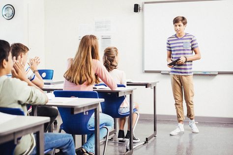 Fear of class presentations is normal but can be serious. Here’s how to help. Shy Kids, Leadership Traits, Class Presentation, Freedom Of The Press, Elmer's Glue, Student Jobs, Generation Z, Presentation Skills, Diy Makeover