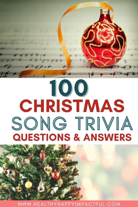 100 Christmas Song Trivia (+ Free Printable Question and Answer Cards) Christmas Song Games Free Printable, Christmas Trivia Questions And Answers, 2023 Free Printable, Christmas Song Games, Christmas Jeopardy, Christmas Song Trivia, Holiday Trivia, Christmas Trivia Questions, Beaver Scouts