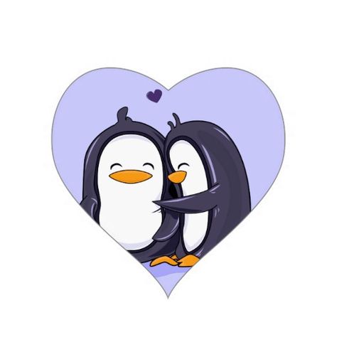 Penguin Love Quotes, Penguin Hug, Hug Images, Penguin Drawing, Valentines Illustration, Penguin Art, Penguin Love, Cute Laptop Stickers, Cute Couple Drawings