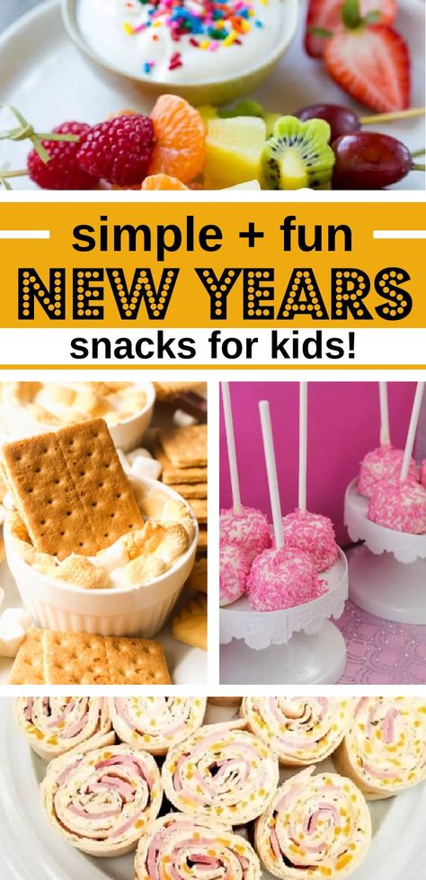 Kid Friendly New Years Eve Food, New Years Eve Kids Food, New Year’s Day Lunch Ideas, New Year’s Eve Snacks For Kids, New Year’s Eve Desserts For Kids, New Years Eve Baking, New Years Eve Snacks For Kids, New Year’s Eve Food For Kids, Nye Snacks Party Appetizers