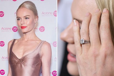 Our Favorite Celebrity Engagement Rings, Divided by Style | Brides Square Cut Diamond Ring, Small Celebrities, Carat Sizes, Halo Engagement Ring Wedding Band, Engagement Ring Style, Oval Cut Diamond Rings, Engagement Ring Pictures, Engagement Ring Photos, Engagement Rings Vintage Halo