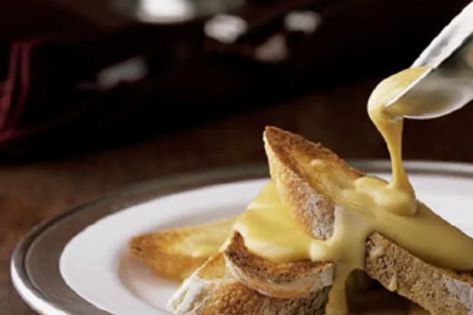 Welsh Rabbit recipe | Epicurious.com Welsh Rabbit, Rabbit Recipe, Welsh Rarebit, Welsh Recipes, British Dishes, Toasted Bread, Cheese Dishes, Rabbit Food, Best Comfort Food