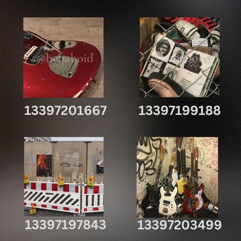 Royale High Journal Picture Codes Y2k, Bloxburg Guitar Decals, Bloxburg Picture Codes Y2k, Roblox Graffiti Decals, Deftones Roblox Decal, Bloxburg Grunge Decals, Bloxburg Rock Decals, Fence Bloxburg, Y2k Roblox Decals