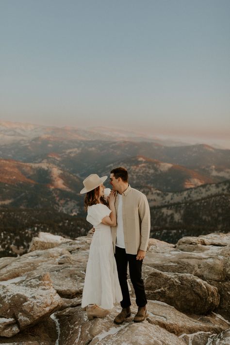 Ally + Grant's sunrise session at Lost Gulch Overlook in Boulder, Colorado was nothing short of amazing. boulder engagement photos, boulder elopement photos, sunrise elopement colorado, sunrise engagement colorado, colorado elopement, loveland pass elopement, lost gulch overlook engagement, colorado elopement photographer, adventure elopement, what to wear to engagement photos in the mountains, rocky mountain national park engagement photos, mountain overlook engagement photos Boulder Colorado Engagement Photos, Lost Gulch Overlook, Colorado Couples Photography, Engagement Photos In Colorado, Overlook Engagement Photos, Rocky Mountain Engagement Photos, Mountain Top Engagement Photos, Mountain Engagement Photos Outfit, Rmnp Elopement