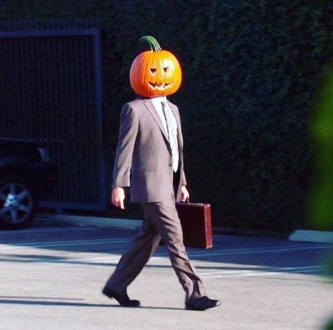 Dwight Halloween Costume, The Office Aesthetic, Aesthetic Halloween Costumes, Themed Halloween Costumes, The Office Show, Pumpkin Halloween Costume, Office Aesthetic, Dwight Schrute, Halloween Series