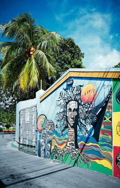 Bob Marley Museum, Bob Marley, Ferris Wheel, Jamaica, Street Art, Fair Grounds, Travel, Art, Nature