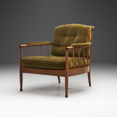 Listed on VNTG.com: 'Skrindan' Armchair by Kerstin Hörlin-Holmquist, Sweden 1960s | #vntg #vintage City Furniture, Easy Chair, Table Storage, Mid Century Design, Vintage Design, Lounge Chair, Sweden, 1960s, Lounge