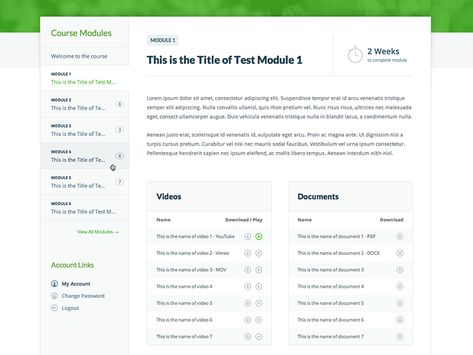 BF2 Module Page (coded) ui design web design module course training wordpress Course Module Design, Module Design, Landing Page Ui, Web Platform, Curriculum Design, Web Ui Design, Show And Tell, Program Design, Design Web