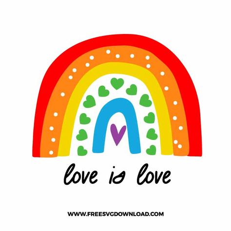 Craft With Ribbon, Summer Tv Shows, Pride Svg, Disney Easter, Rainbow Svg, Love Rainbow, Free Svg Files, Silhouette Portrait, Outdoor Quotes