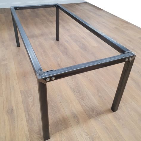 Industrial Metal Table Bench Legs | Table/Bench Base and Frame | Custom Made Furniture Legs – RusticLand Metal Legs For Table, Coffee Office, Industrial Legs, Sliding Doors Exterior, Industrial Style Table, Steel Table Base, Bench Legs, Rustic Bar, Wooden Table Top