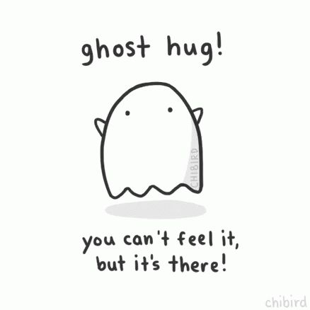 So here’s a bunch of cute things that have happened recently to prove it’s not all bad. | 11 Happy Little Things To Make You Smile This Week Ghost Hug, Mark Sheppard, Sending Hugs, Glitter Graphics, Cute Messages, Cheer Up, Make Me Happy, Make You Smile, Cute Drawings