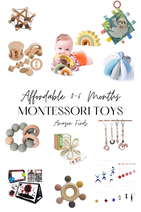 Newborn Montessori, 6 Month Old Toys, 6 Month Toys, Rocking Bed, Nontoxic Baby Products, Diy Montessori Toys, Montessori Nursery, Montessori Toys Baby, Wooden Rocking Chair