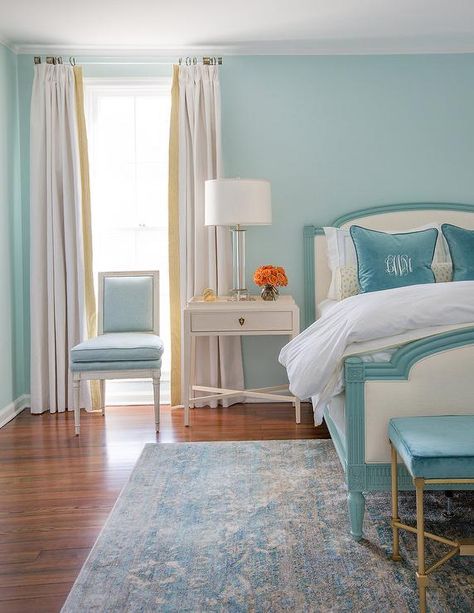 Turquoise Blue Bedroom, Aqua Bedroom Ideas, Turquoise Bedroom Walls, Turquoise Bedroom Decor, Aqua Bedrooms, Turquoise Bedroom, Turquoise Room, Turquoise Home Decor, Bedroom Turquoise