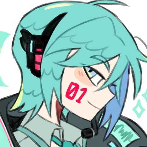 Mikuo Hatsune, Miku Pfp, Miku Vocaloid, Miku Hatsune, Project Sekai, Hatsune Miku, Art Styles, Blue Hair, Vocaloid