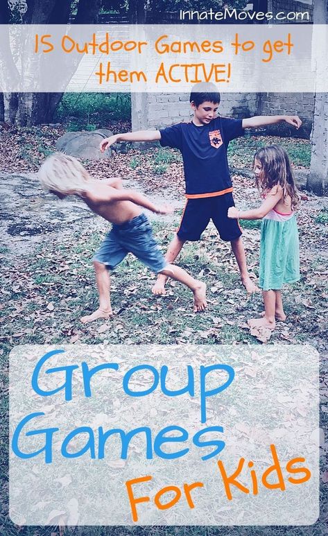 Kids Group Games from the 80s, Recess Games, Non-Competitive Games for kids, Outdoor Games, Cooperative Active Games for Kids Kids Group Games, Active Games For Kids, Games For Kids Outdoor, Kids Outdoor Games, Recess Games, Nature Games, Group Games For Kids, Outside Games, Pe Games