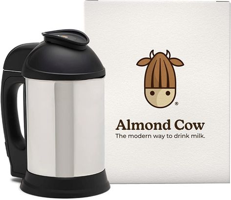 Amazon.com: Almond Cow The Plant-Based Milk Maker | Automatic Nut Milk Maker | Use Almonds, Oats, Cashews or Coconut for Homemade Milk: Home & Kitchen Nut Milk Maker, Almond Cow, Homemade Nut Milk, Different Nuts, Cow Milk, Homemade Almond Milk, Nut Milk Bag, Vegan Milk, Plant Based Milk