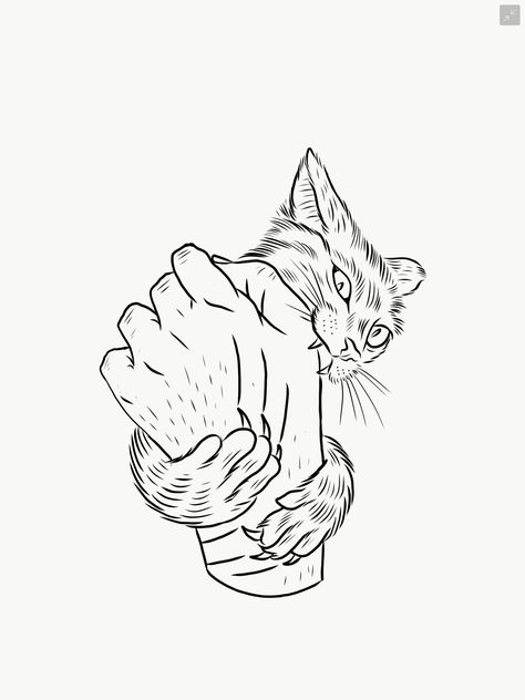 Drawing Rain, Tato Flash, Arte Doodle, Cat Tattoo Designs, Line Art Tattoos, Memorial Tattoos, Tattoo Art Drawings, Desenho Tattoo, Tattoo Flash Art