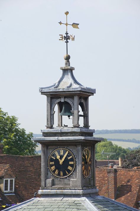 Bell tower - Taken by Peter Healy in Princes Risborough Minecraft Hus, Witches Coven, Game Map, Pooja Room Door Design, English Village, Architecture Landmark, Room Door Design, Bell Tower, Architecture Concept Drawings