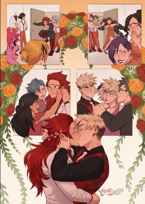 Bakusquad Fanart Cute, Kirishima Bakugou, Bakugo Katsuki Fanart Cute, Talented People, Boku No Hero Academia Funny, Anime Boyfriend, My Hero Academia Episodes, Hero Academia Characters, Fanarts Anime