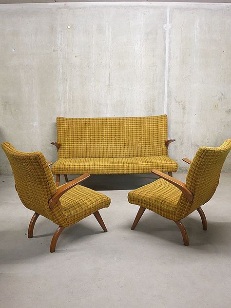 Funky Armchairs, Mid Century Danish Furniture, Lounge Bank, Cottage Style Interiors, Mod Furniture, Vintage Bank, Danish Furniture Design, Modern Style Furniture, Rowe Furniture