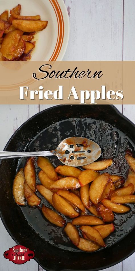 Let me tell ya 'bout these here Southern Fried Apples - they're a true taste of home! Just take some fresh apples, sprinkle 'em with cinnamon, brown sugar, and a good dollop of butter, and you've got yourself a dish fit for a king. Quick, easy, and downright delicious, these fried apples work wonders as a side dish or a sweet dessert. So why don't ya mosey on over to the kitchen and whip up a batch? Your taste buds will thank ya, I guarantee it! Fried Apples Recipe Easy, Southern Fried Apples Recipe, Southern Fried Apples, Fried Apples Recipe, Catfish Stew, Fried Apple, Apple Recipe, Apple Recipes Easy, Cinnamon Recipes