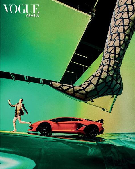 Francesca Cobucci and Kylee Lou Go Modern Art Big by Mazen Abusrour in Vogue Arabia Saudi Issue Summer 2023 Vogue Arabia, Black Photography, Fashion Photography Inspiration, Bugatti Veyron, Car Ads, Studio Shoot, Fashion Editorial, Fashion Story, Ancient Greece