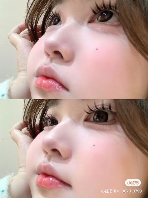 Soft Makeup Looks, Doll Eye Makeup, Korean Eye Makeup, Makeup Help, Makeup Tut, Chubby Cheeks, Doll Makeup, Cute Makeup Looks, Asian Eye Makeup