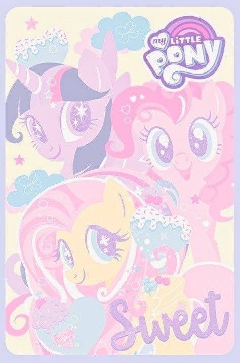 Mlp Phone Wallpaper, Fluttershy Background, Kawaii Poster Prints, Fluttershy Poster, My Little Pony Wallpaper Iphone, Mlp Posters, My Little Pony Aesthetic, Kawaii Posters, Mlp Wallpaper