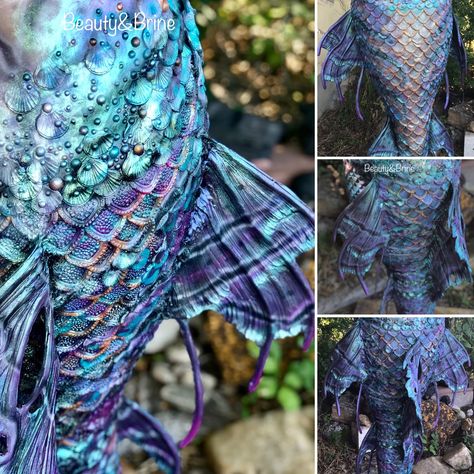 Galaxy Mermaid Tail, Evil Siren, Galaxy Mermaid, Sabrina Style, Cryptid Creatures, Realistic Mermaid Tails, Swimmable Mermaid Tail, Realistic Mermaid, Silicone Mermaid Tails