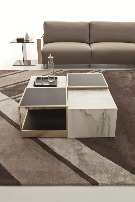 Centre Table Design, Meja Sofa, Center Table Living Room, Coffee Table Design Modern, Living Room Center, Contemporary Coffee Table, Diy Coffee Table, Marble Coffee Table, Coffee Table Design