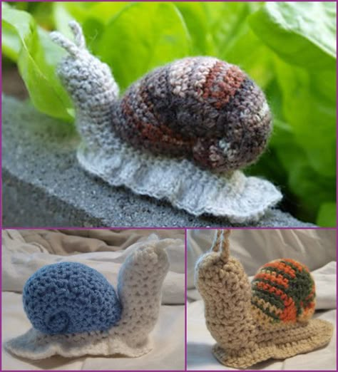 DIY Crochet Snail Amigurumi Free Patterns  #Crochet, #Toy Free Patterns Crochet, Crochet Snail, Fun Crochet Projects, Crochet Keychain, Diy Crochet Projects, Amigurumi Free, Amigurumi Free Pattern, Crochet Gifts, Crochet Patterns Amigurumi