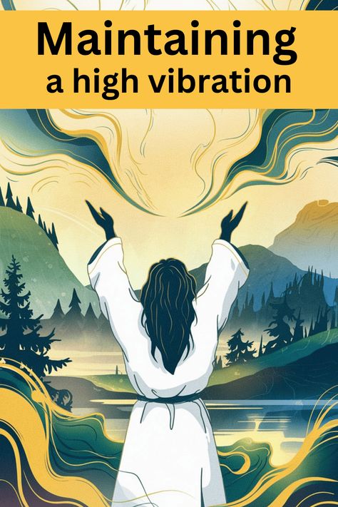 Woman trying to raise her vibrations by connecting with the Universe How To Increase Your Vibration, Energy Vibration Frequency, How To Raise Vibration, Raise Vibrational Frequency, Ways To Raise Your Vibration, Attract Positivity, Attract Positive Energy, Connecting With Nature, Raise Vibration