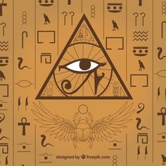 Fondo de jeroglíficos egipcios dibujados a mano vector gratuito Hieroglyphics Tattoo, Egypt Poster, Egyptian Anubis, Ancient Egypt Pharaohs, Egypt Tattoo, Egyptian Design, طابع بريدي, Ancient Egyptian Gods, Ancient Egypt Art