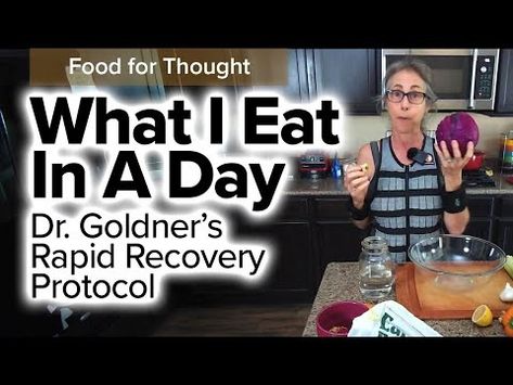 (2) What I Eat In A Day 🥗 🚰 Dr Brooke Goldner's Rapid Recovery Protocol - YouTube Dr Goldner, Dr Brooke Goldner, Brooke Goldner, Eat In A Day, Plant Based Nutrition, Eat Healthy, Healthy Meals, Food For Thought, Plant Based