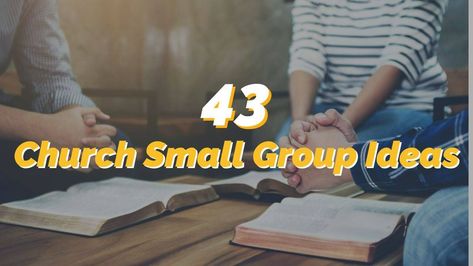 Here are 43 awesome ideas for your next church small group meeting! Get inspired by ideas for organization, activities, and icebreakers! Christian Small Group Activities, Christian Small Group Ideas, Small Group Activities For Adults, Bible Study Group Ideas Activities, Church Small Group Ideas, Small Group Ideas, Womens Group Activities, Church Group Activities, Small Group Organization