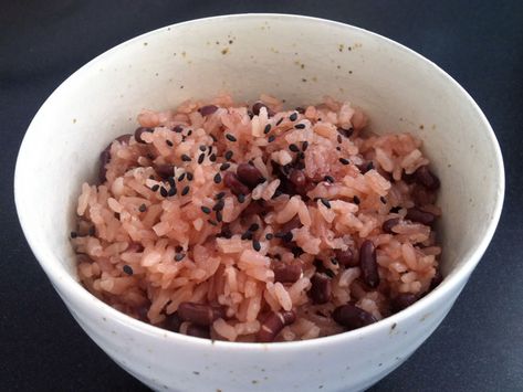 Azuki Bean, Rice Cooker Recipes, Red Rice, Glutinous Rice, Japan Food, Meatless Monday, Just Cooking, Healthy Side Dishes, Rice Recipe